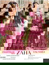 Chantelle Vol 6 By Zaha Butterfly Net Embroidery Pakistani Suits Wholesale Market In Surat
